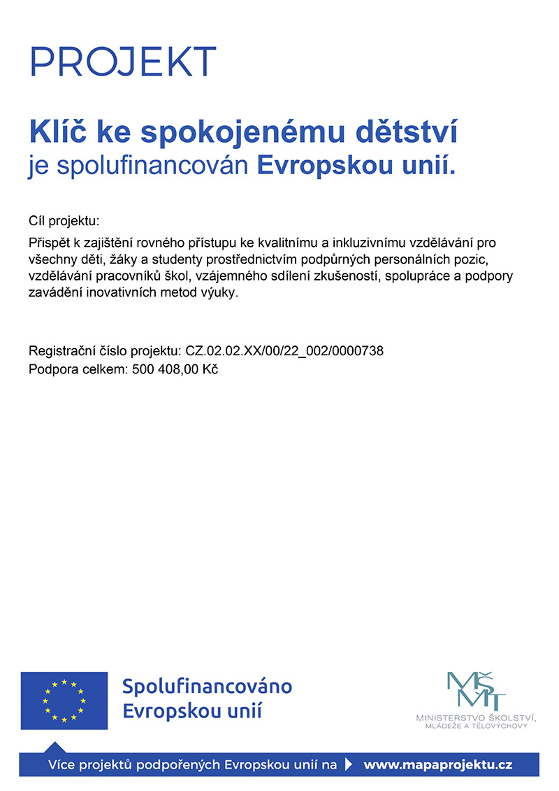 Klíč ke spokojenému dětství